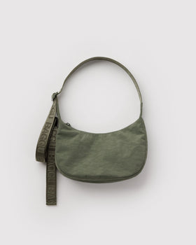 Small Nylon Crescent Bag H0