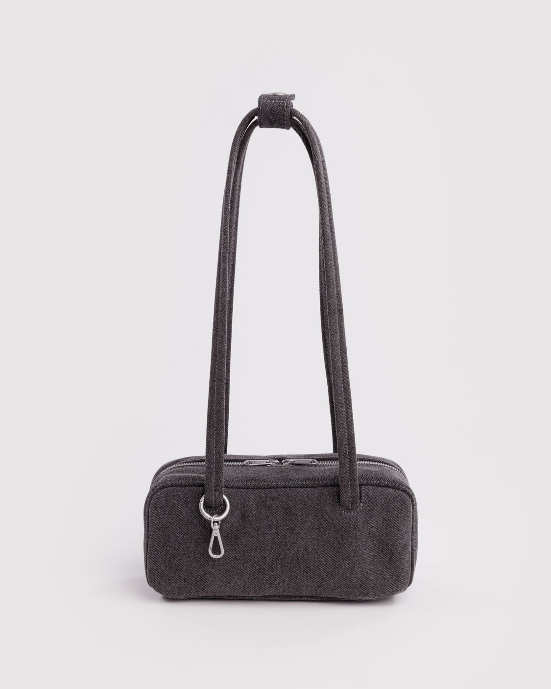 Small Denim Bowler Bag W4