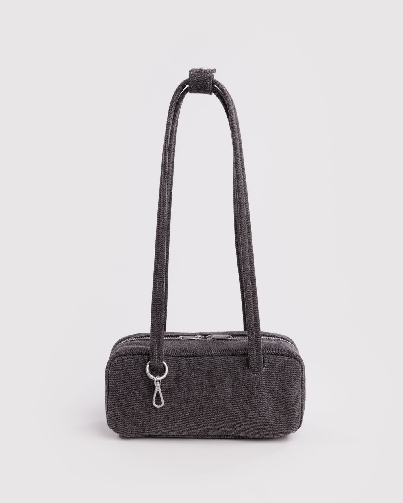 Small Denim Bowler Bag W4