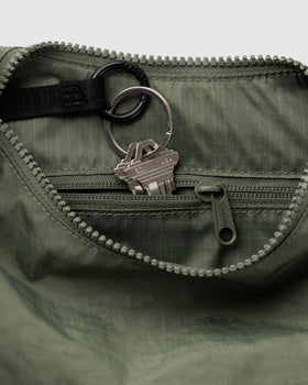 Small Nylon Crescent Bag H0