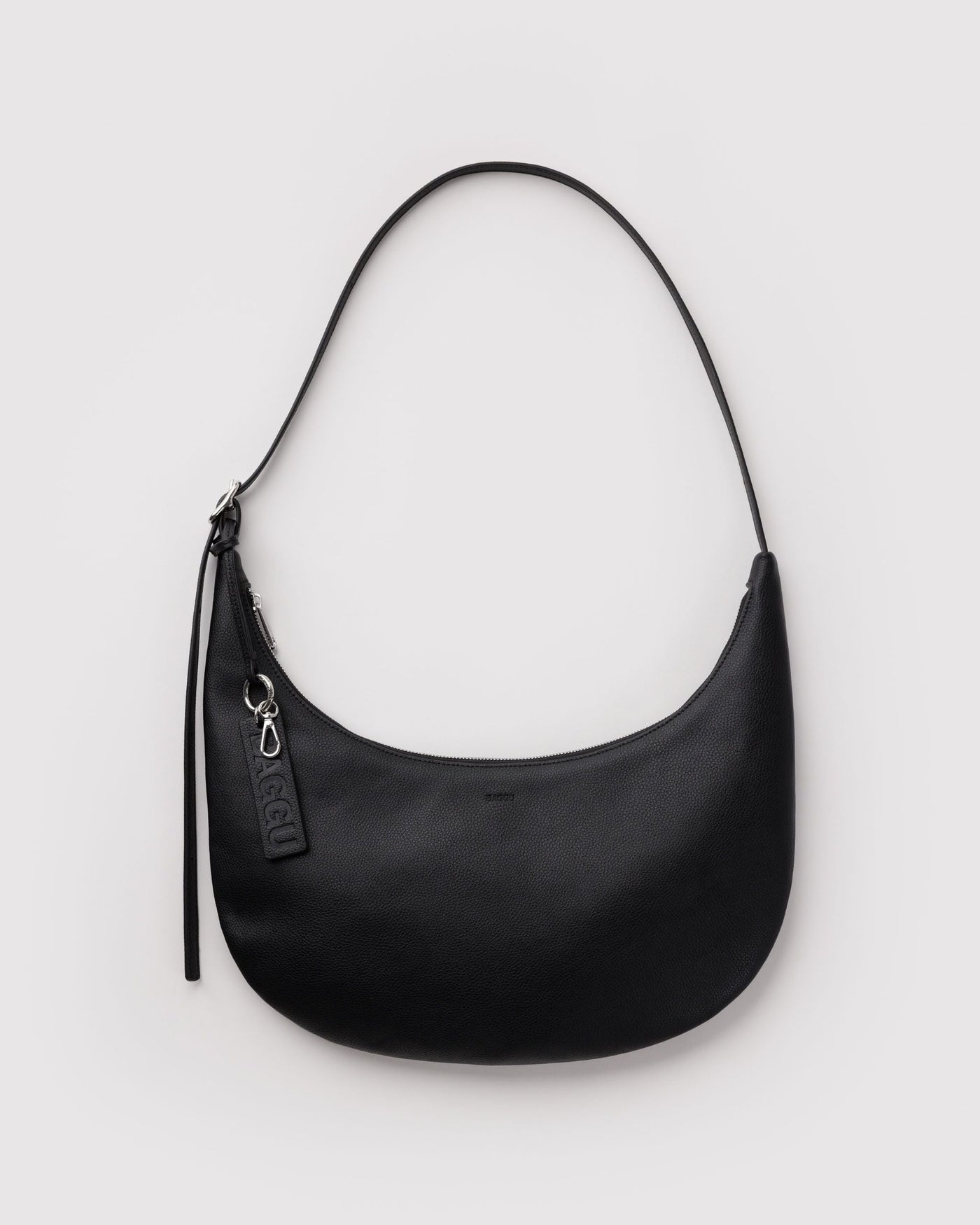 Medium Recycled Leather Flat Crescent K1