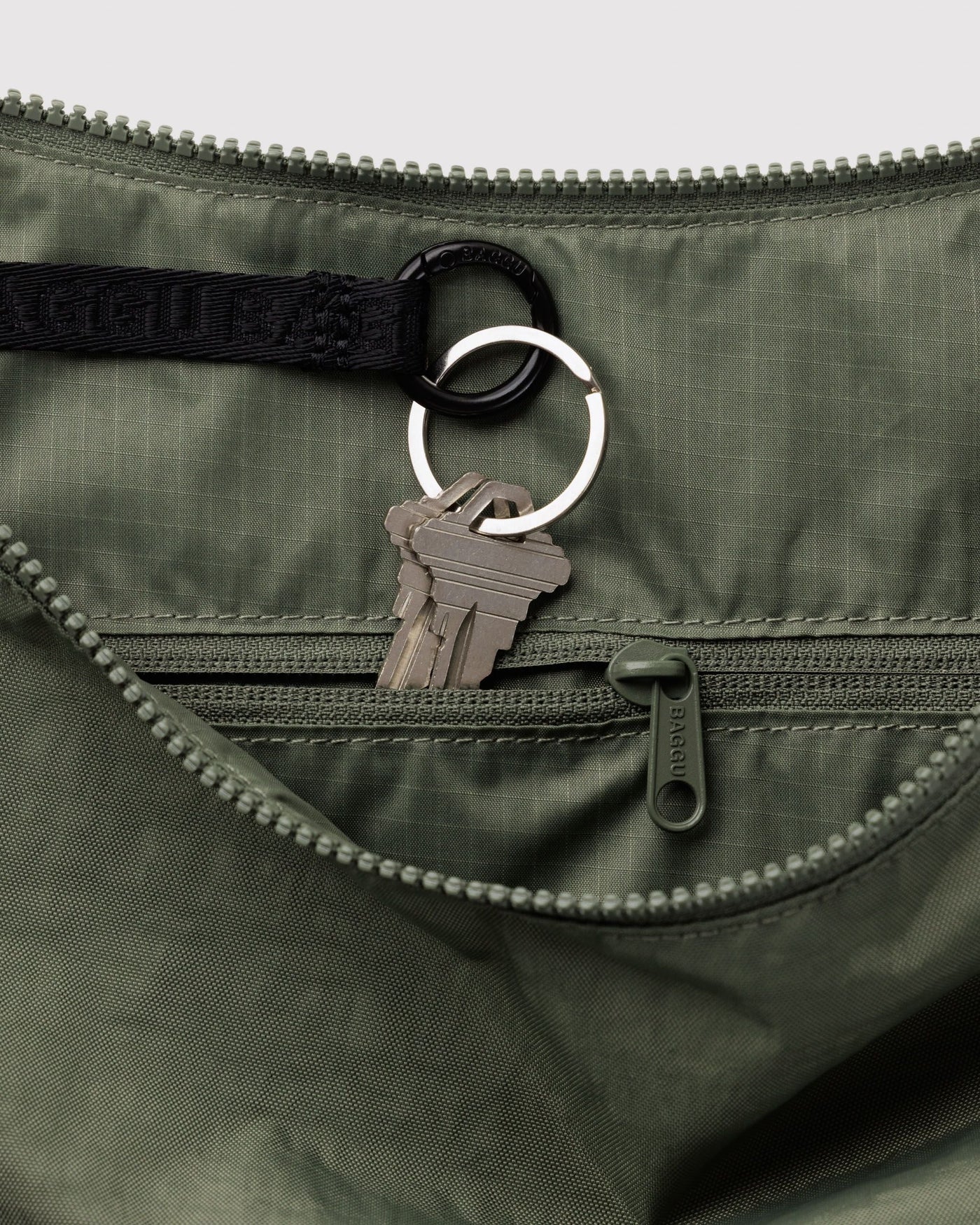 Large Nylon Crescent Bag D7
