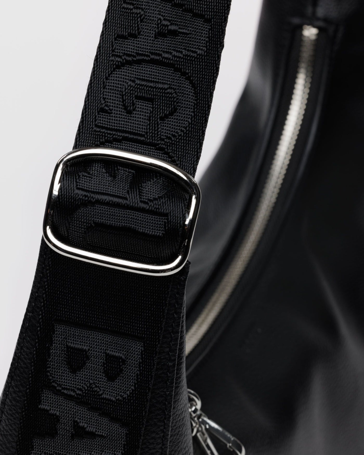 Medium Recycled Leather Crescent Bag H3