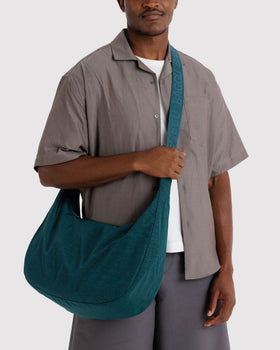 Large Nylon Crescent Bag D7