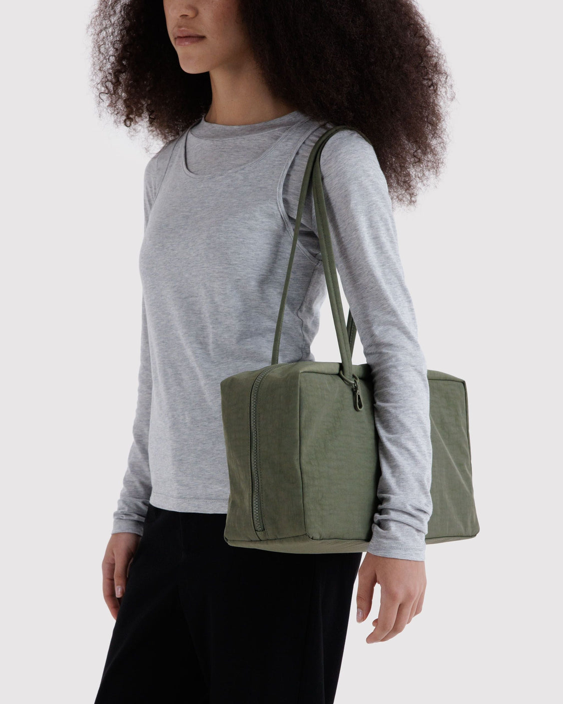 Medium Nylon Bowler Bag D4