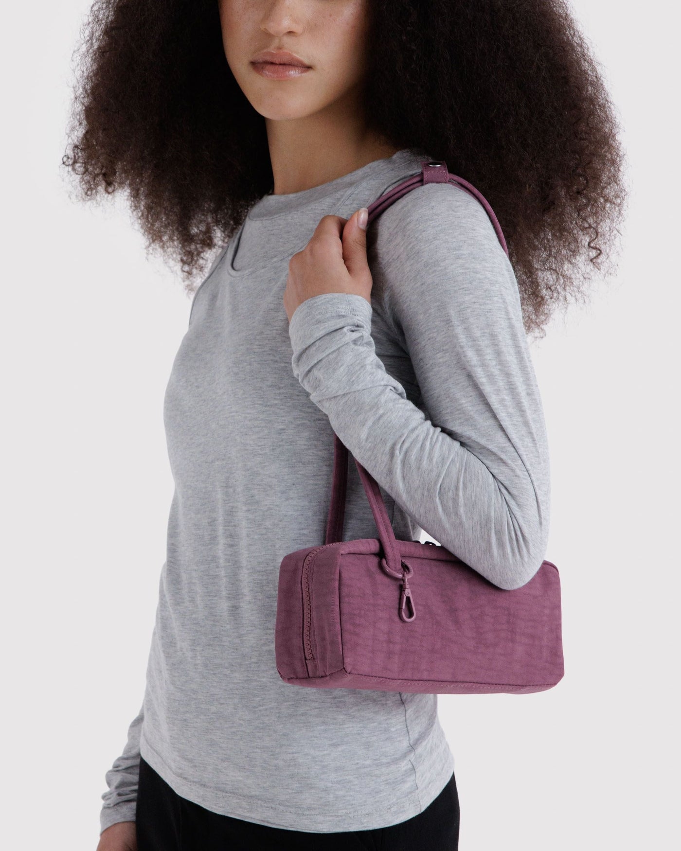 Small Nylon Bowler Bag L0