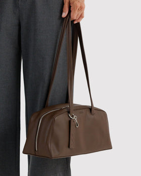 Recycled Leather Bowler Bag Z6