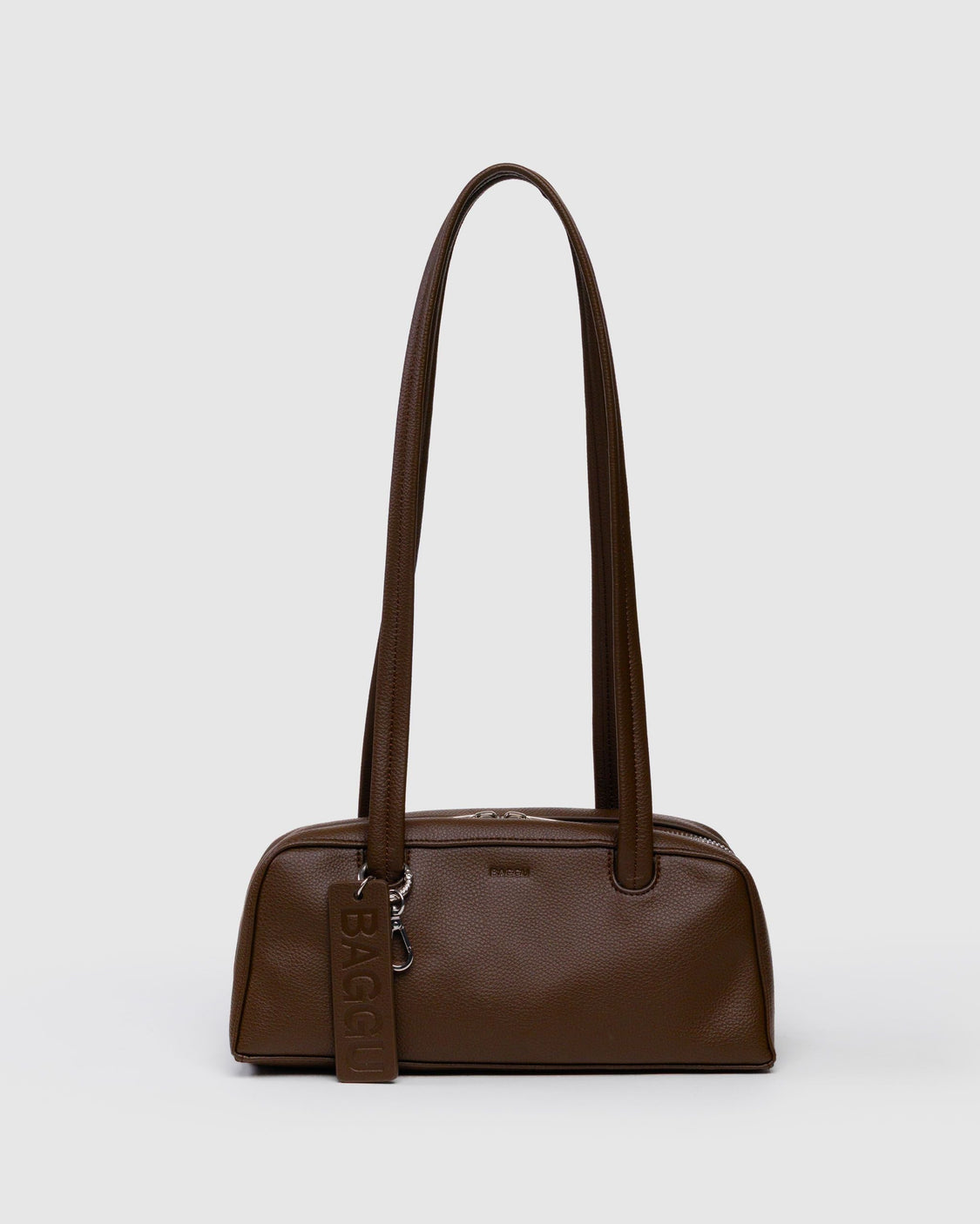 Small Recycled Leather Bowler Bag P4