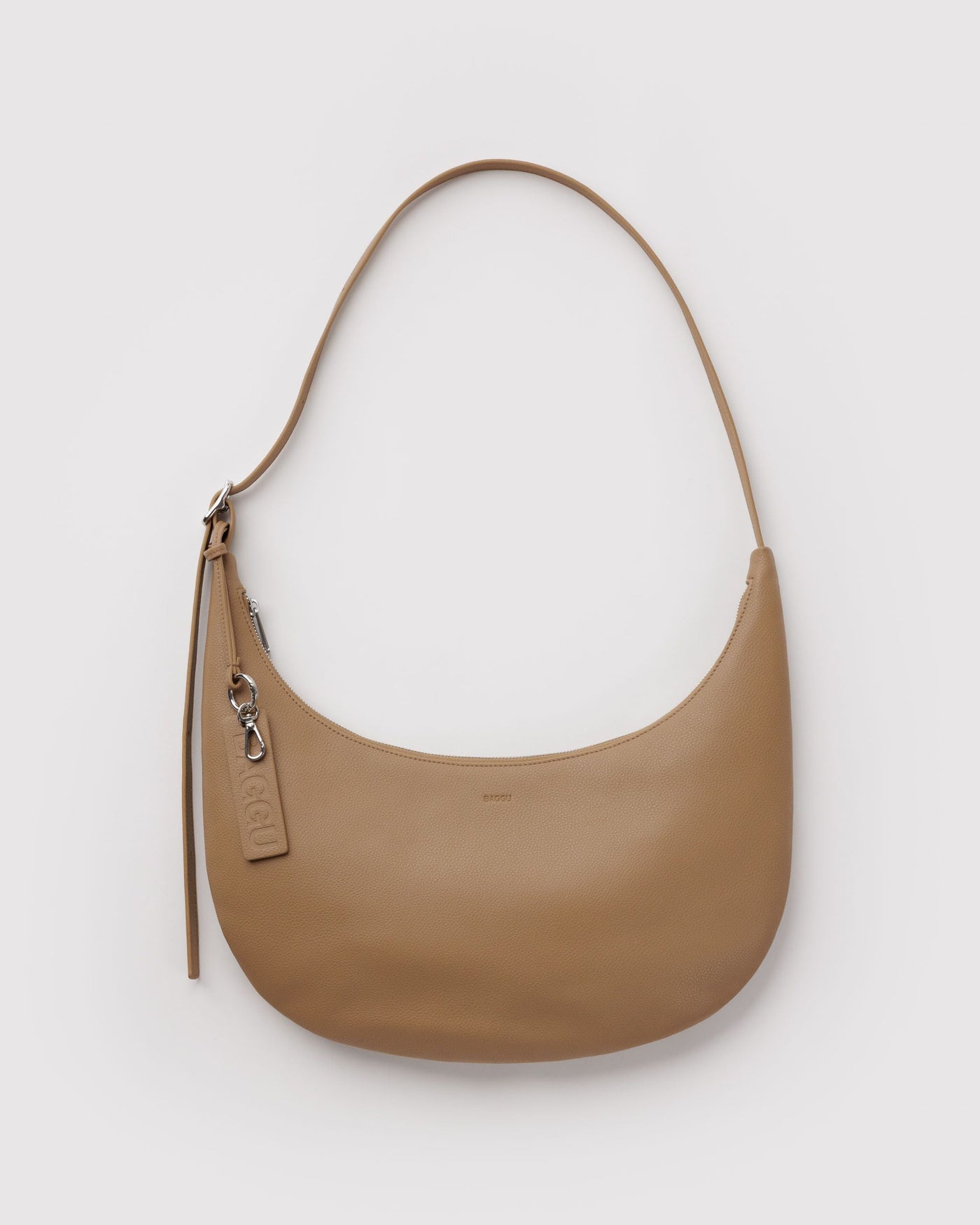 Medium Recycled Leather Flat Crescent K1