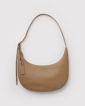 Medium Recycled Leather Flat Crescent K1