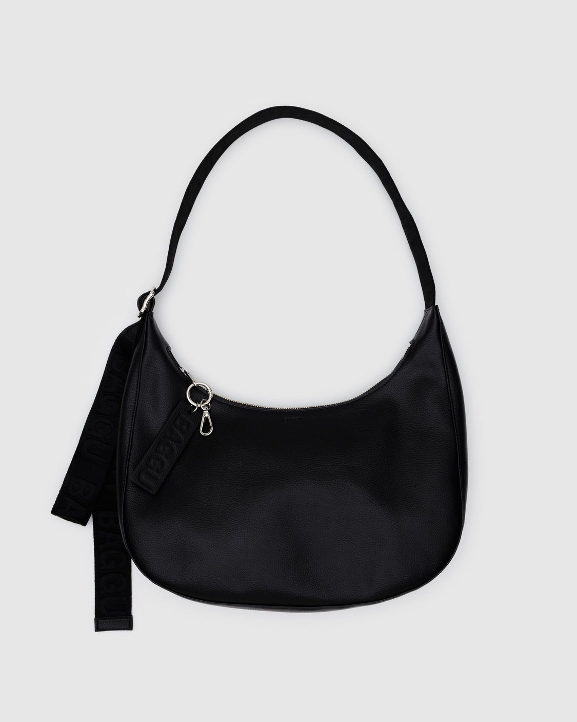 Medium Recycled Leather Crescent Bag H3