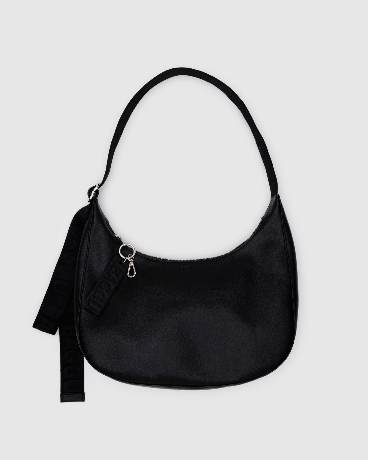 Medium Recycled Leather Crescent Bag H3