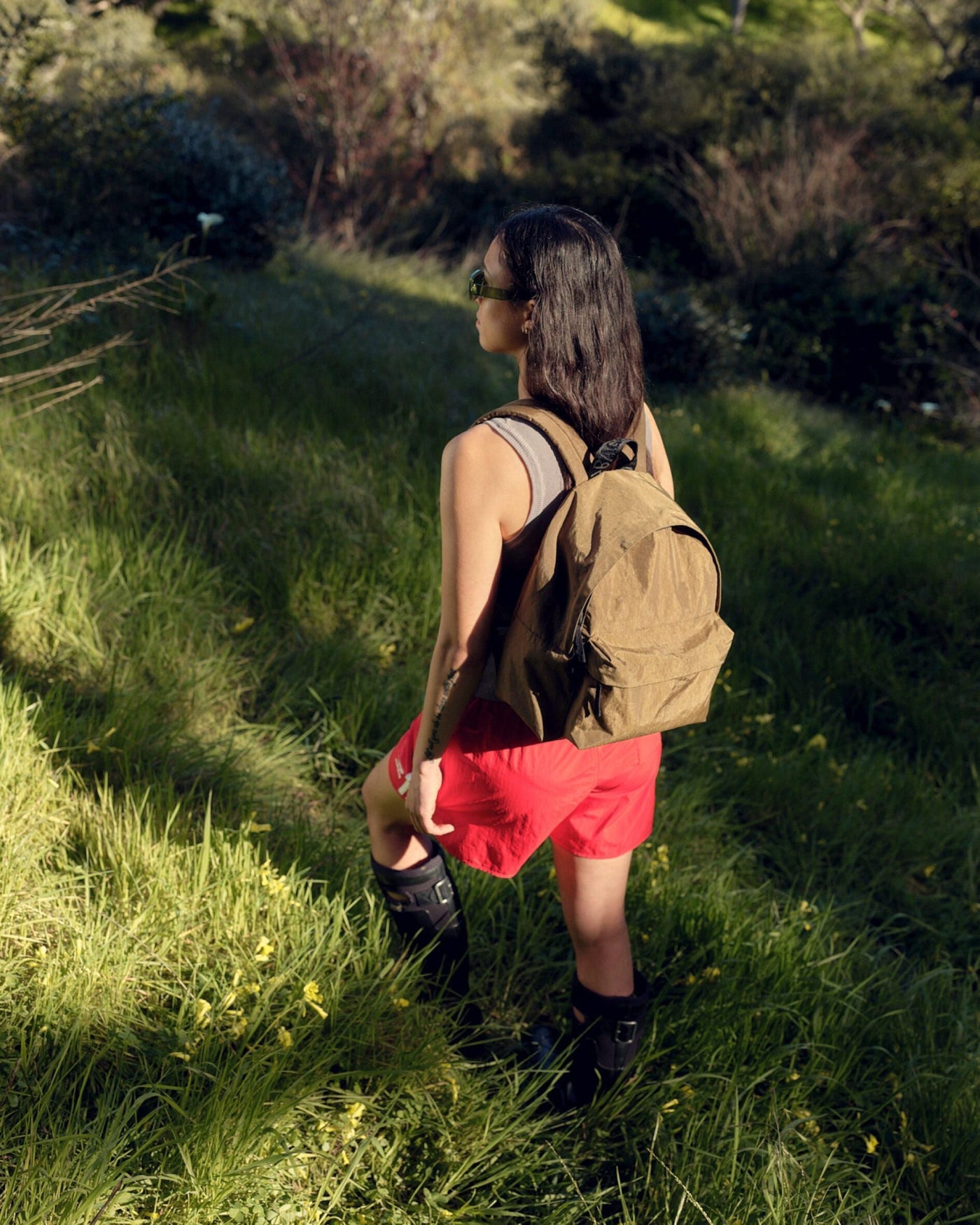 Medium Nylon Backpack H8